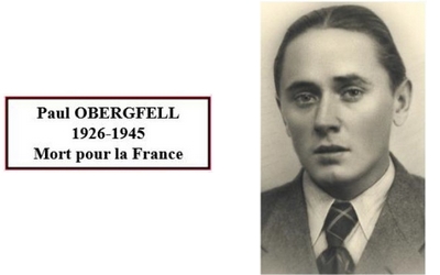 Paul René OBERGFELL, Mort pour la France
