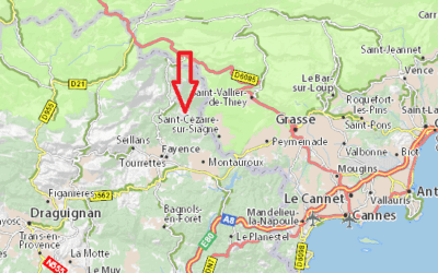 Saint-Cézaire sur Siagne  1er village provençal libéré 22 aout 1944