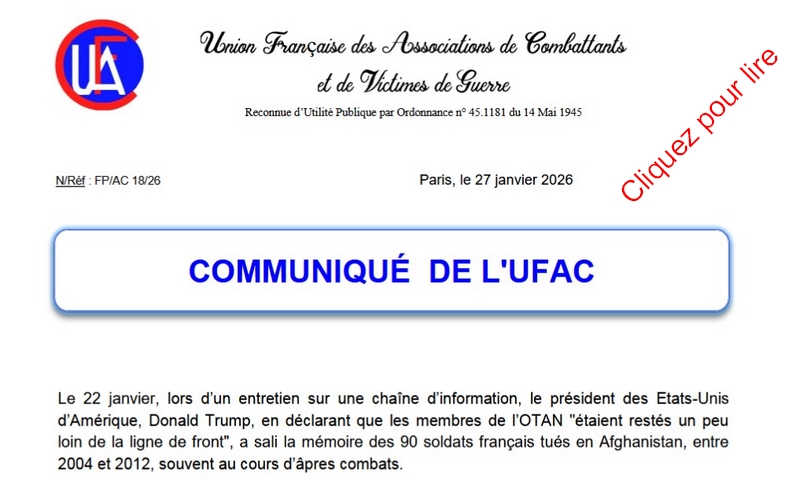 Communiqué donald trump