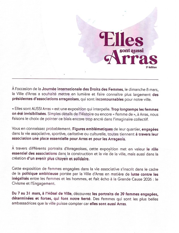 Elles sont aussi d'Arras