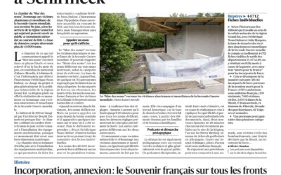 Le Mur des Noms ouvert cet été à  SCHIRMECK