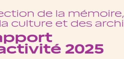 Le rapport d’activité 2025 de la DMCA.